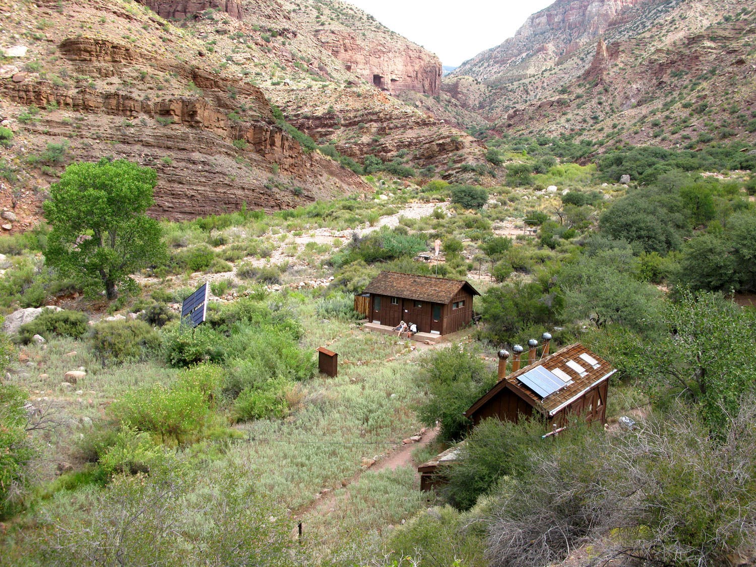 Cottonwood Campground on the North Kaibab Trail in the Grand Canyon
